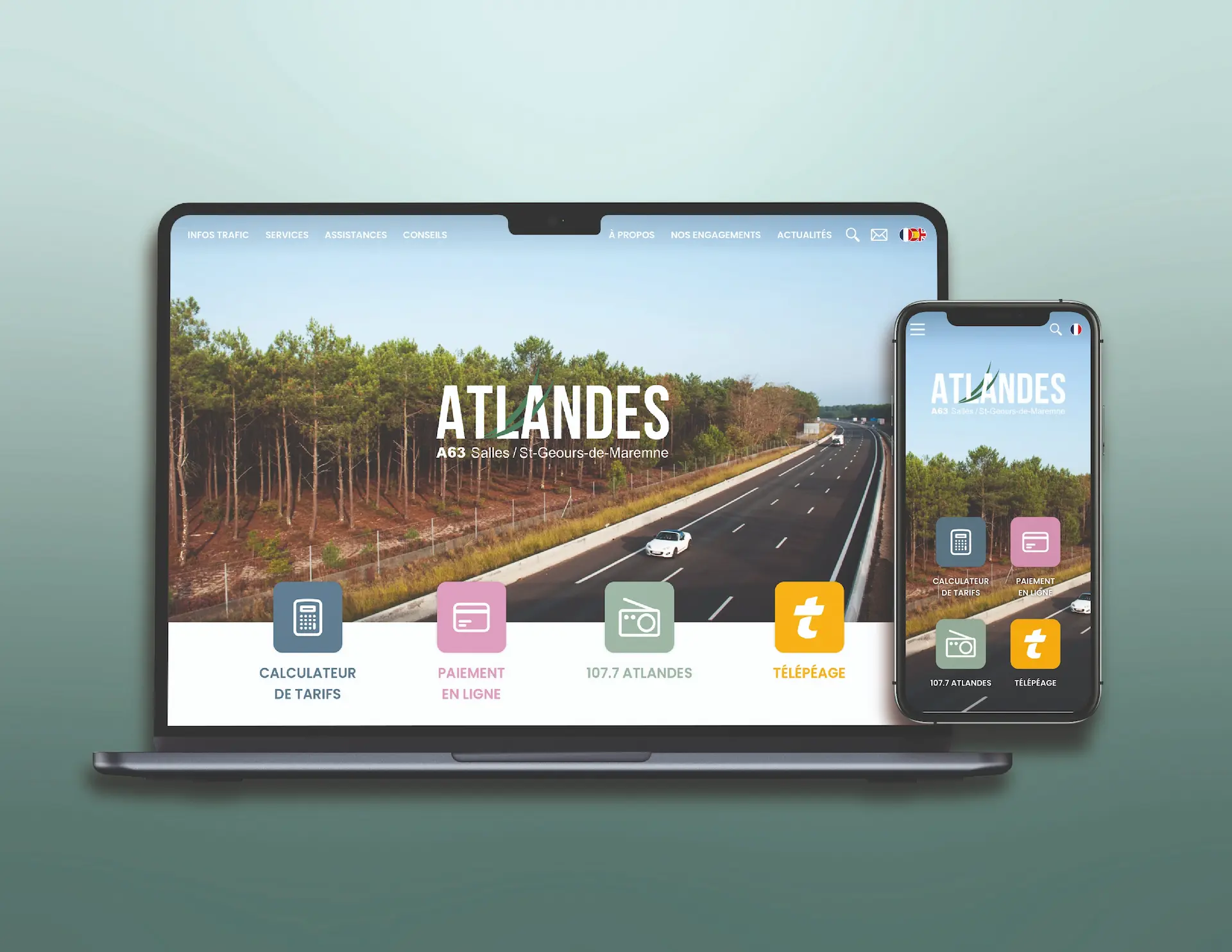 Mockup Site Atlandes